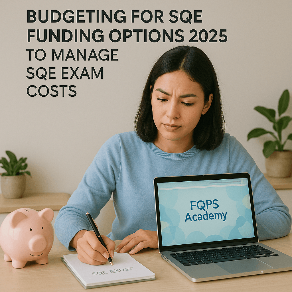 SQE Funding Options 2025: Grants, Loans, and Budgeting for Exam Success