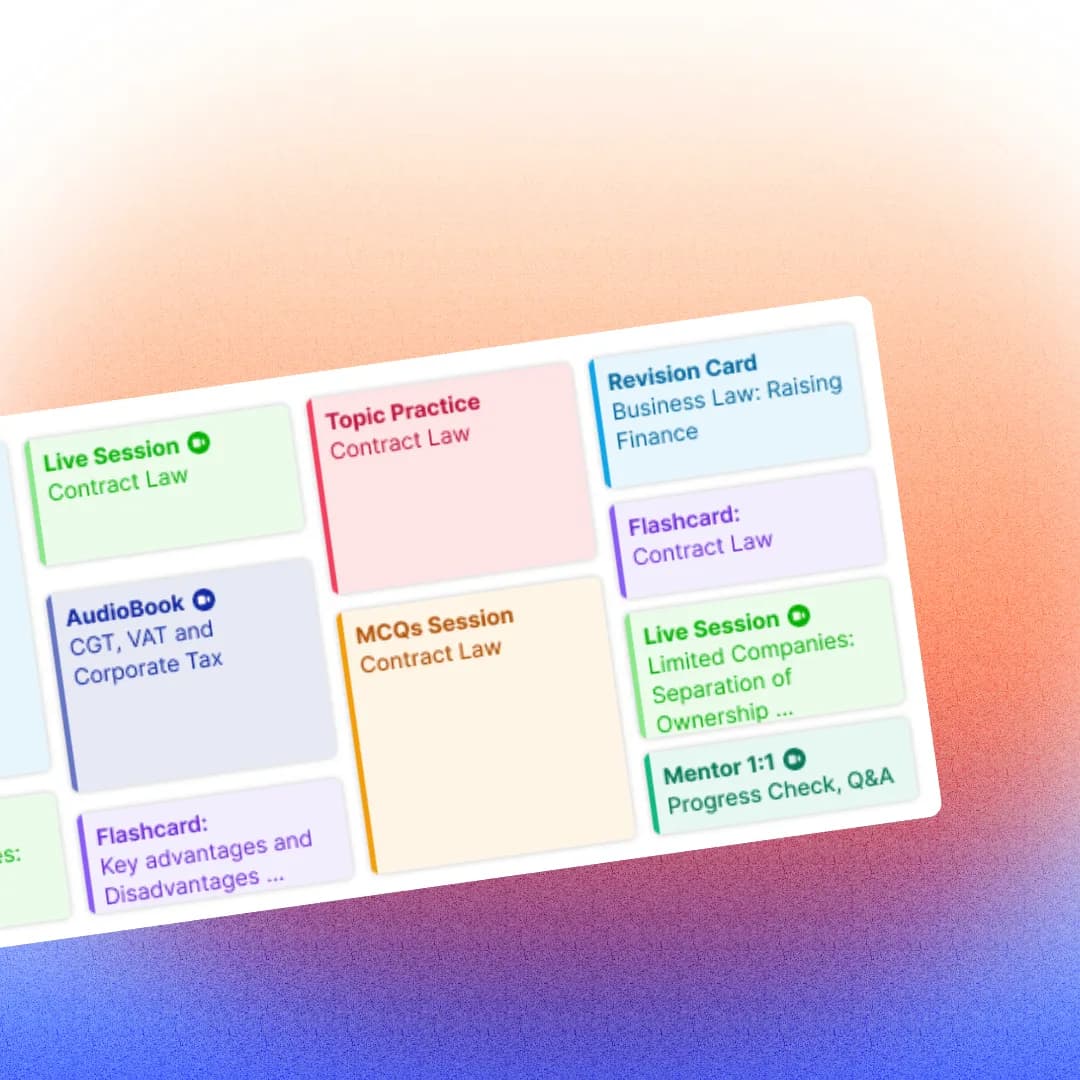 Getting the most from Cleo study strategy planner