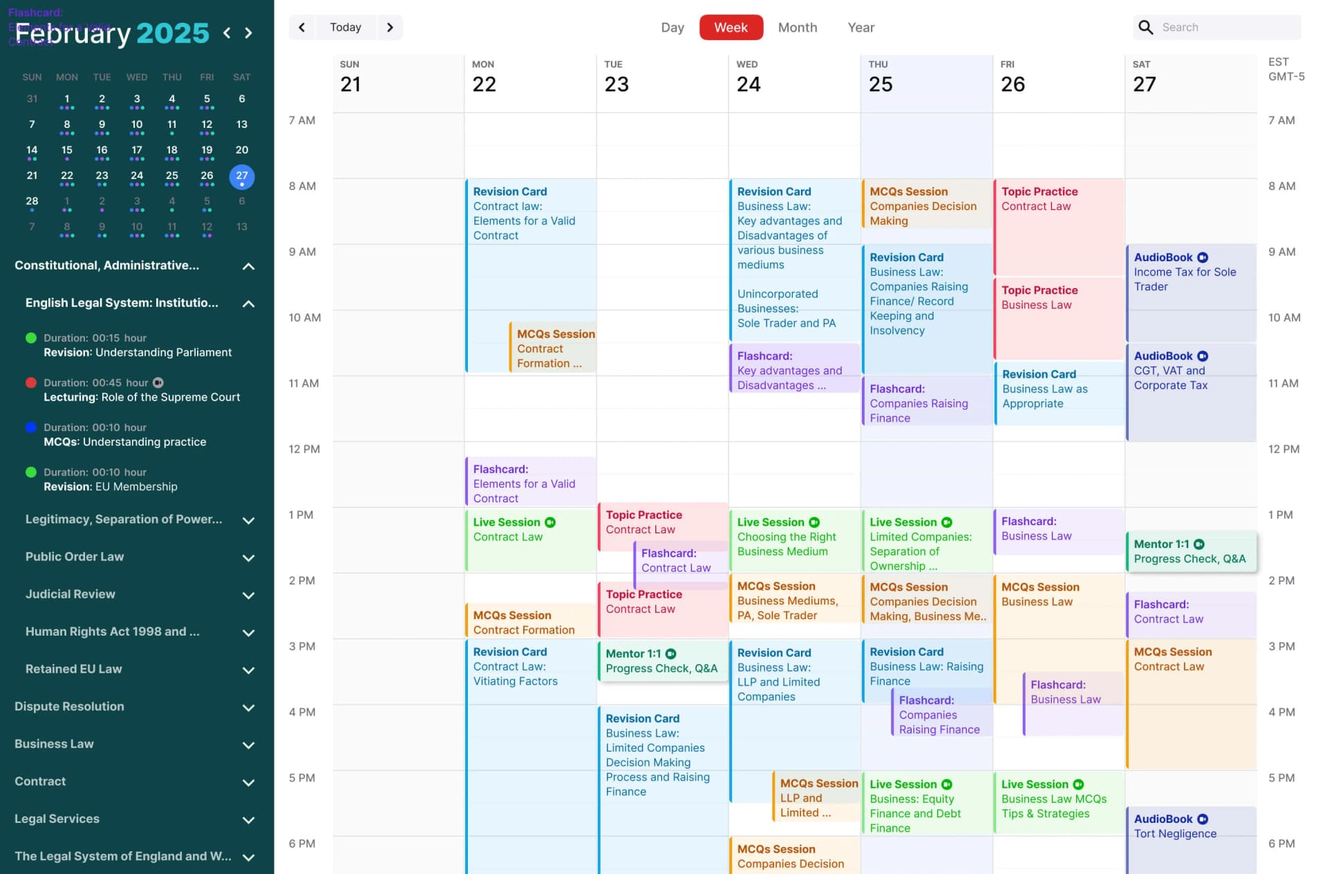 A screen of a platform named as Spiral, where it shows task management view in collaborative mode