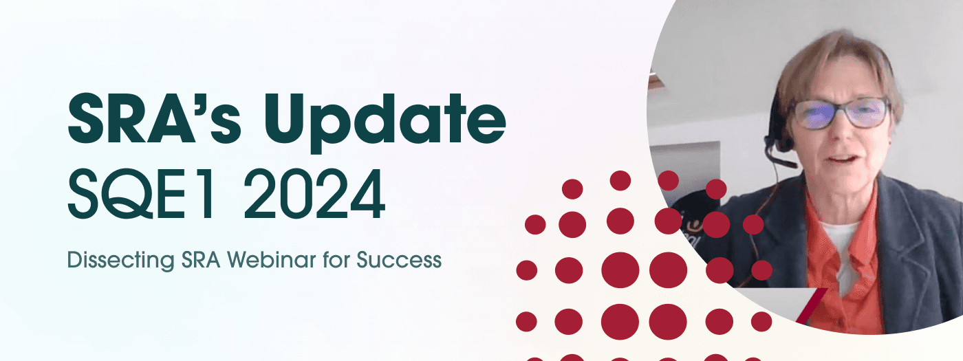 Mastering SQE1 Exam Prep: Dissecting SRA Webinar for Success